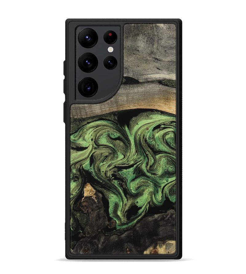 Galaxy S22 Ultra Wood Phone Case - Rylan (Green, 802371)