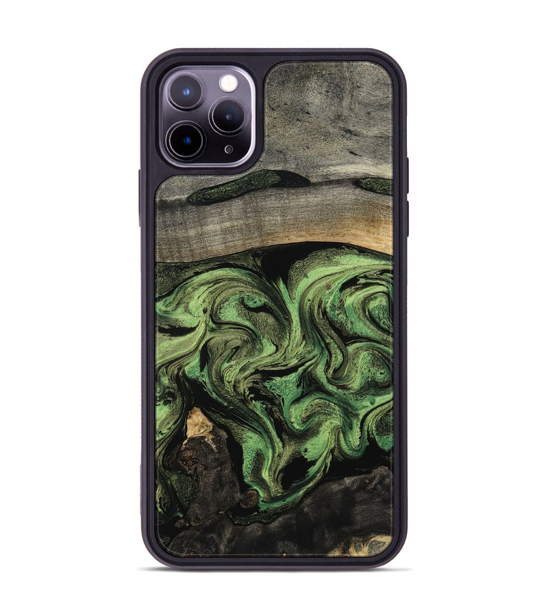 iPhone 11 Pro Max Wood Phone Case - Rylan (Green, 802371)