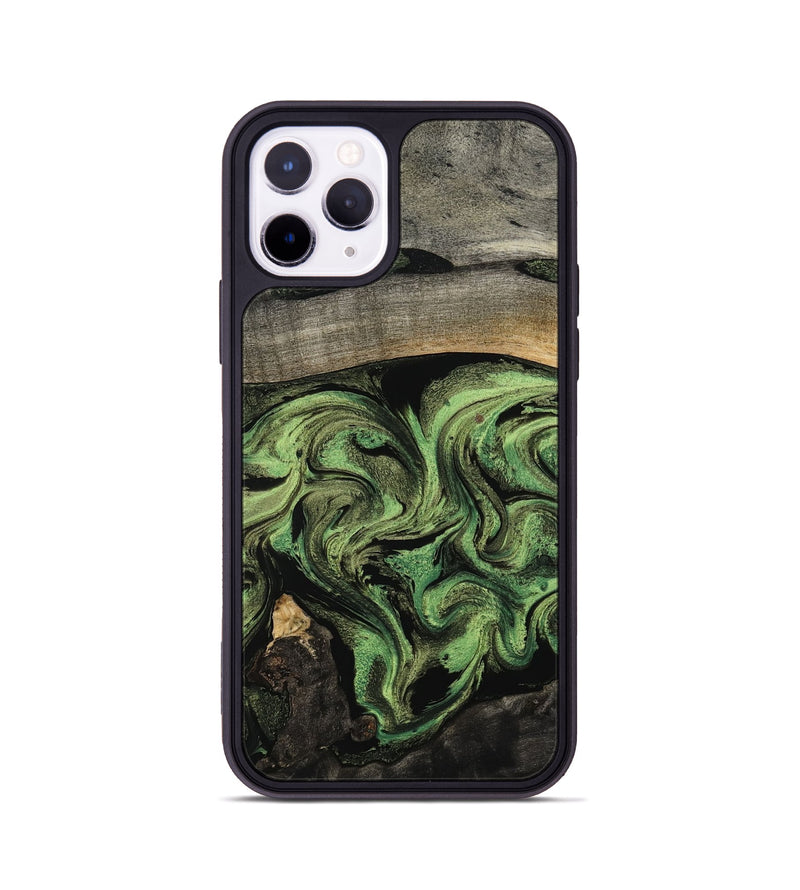 iPhone 11 Pro Wood Phone Case - Rylan (Green, 802371)