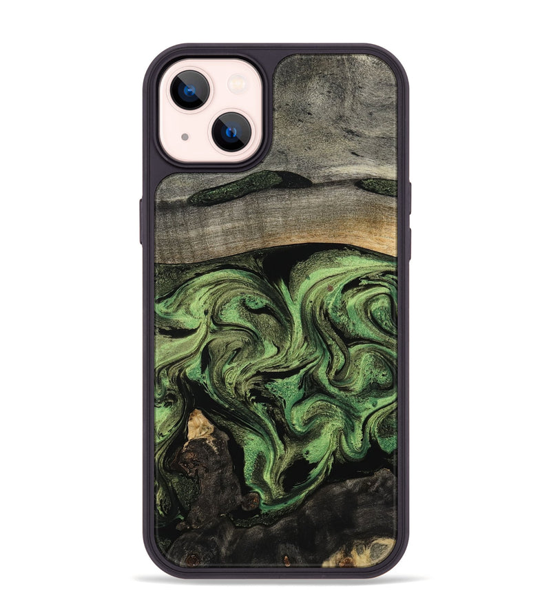 iPhone 14 Plus Wood Phone Case - Rylan (Green, 802371)