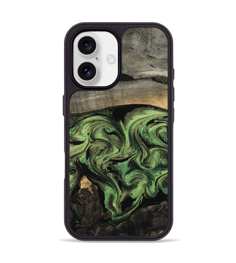 iPhone 17 Wood Phone Case - Rylan (Green, 802371)