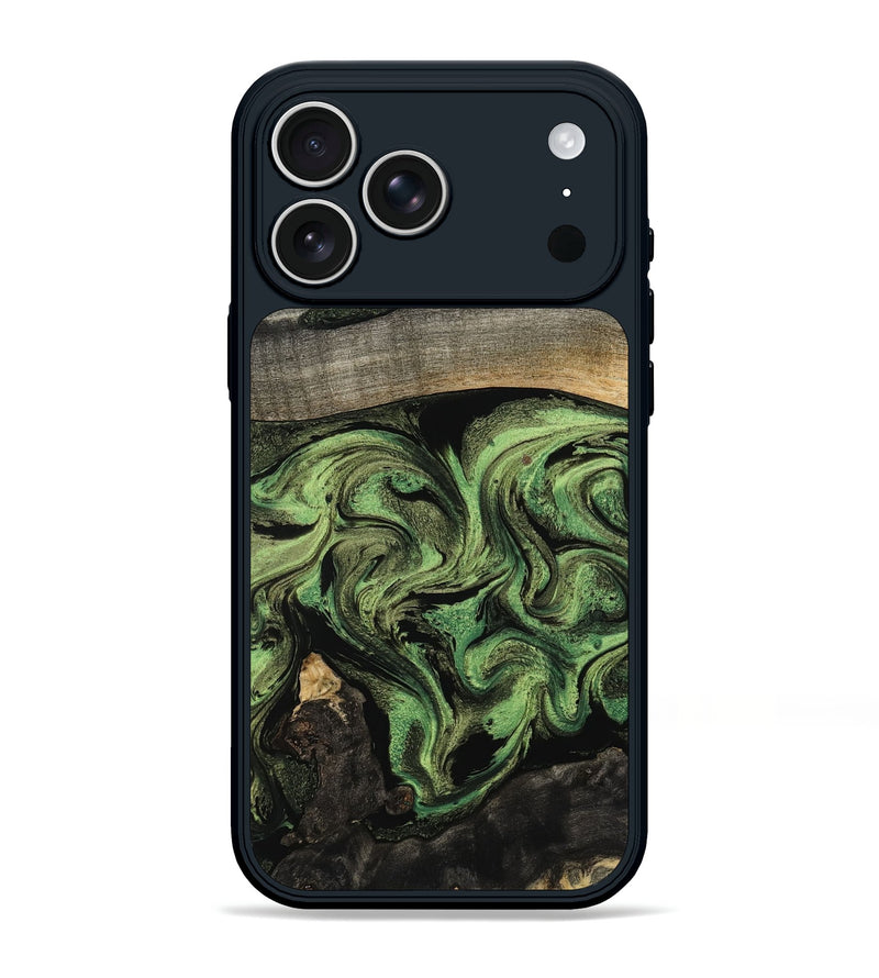 iPhone 17 Pro Max Wood Phone Case - Rylan (Green, 802371)