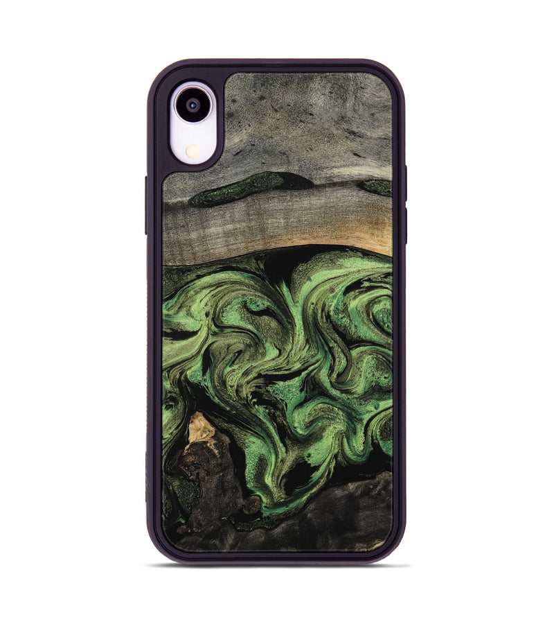 iPhone Xr Wood Phone Case - Rylan (Green, 802371)
