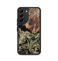 Galaxy S22 Wood Phone Case - Ora (Green, 802372)