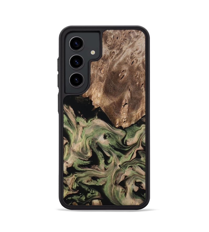 Galaxy S24 Wood Phone Case - Ora (Green, 802372)
