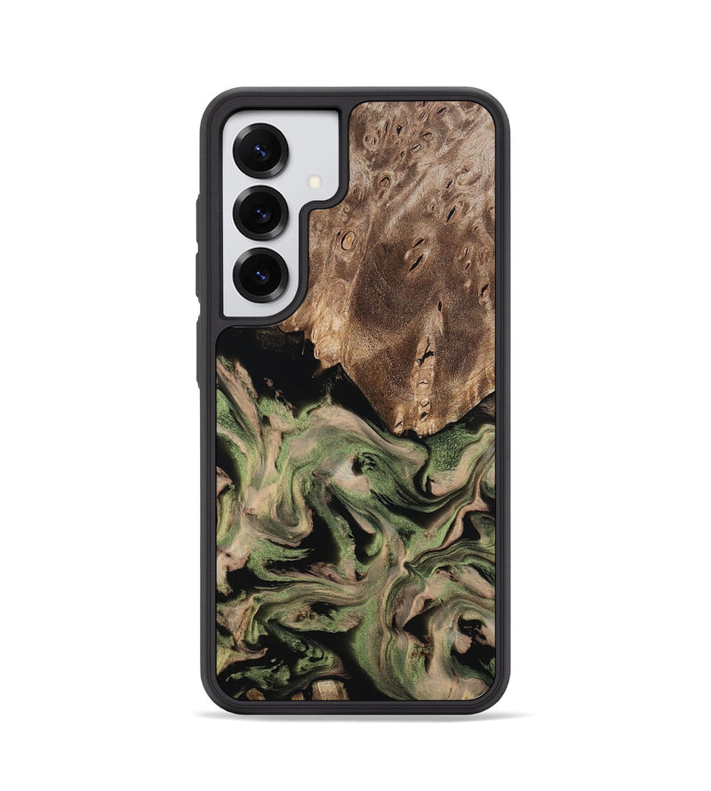 Galaxy S25 Wood Phone Case - Ora (Green, 802372)