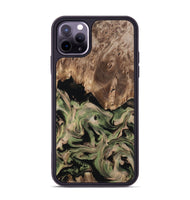 iPhone 11 Pro Max Wood Phone Case - Ora (Green, 802372)