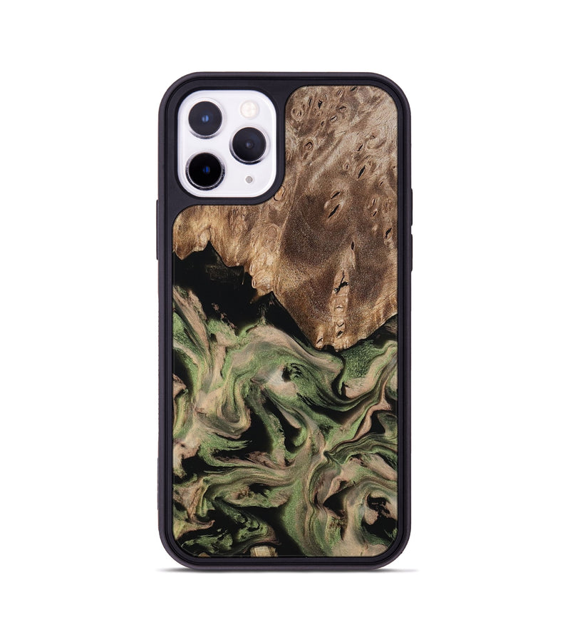iPhone 11 Pro Wood Phone Case - Ora (Green, 802372)