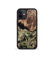 iPhone 12 mini Wood Phone Case - Ora (Green, 802372)