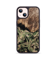 iPhone 14 Wood Phone Case - Ora (Green, 802372)