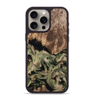 iPhone 15 Pro Max Wood Phone Case - Ora (Green, 802372)