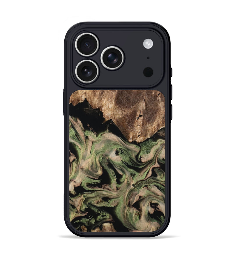 iPhone 17 Pro Wood Phone Case - Ora (Green, 802372)
