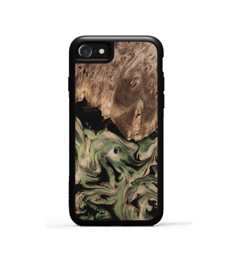 iPhone SE Wood Phone Case - Ora (Green, 802372)