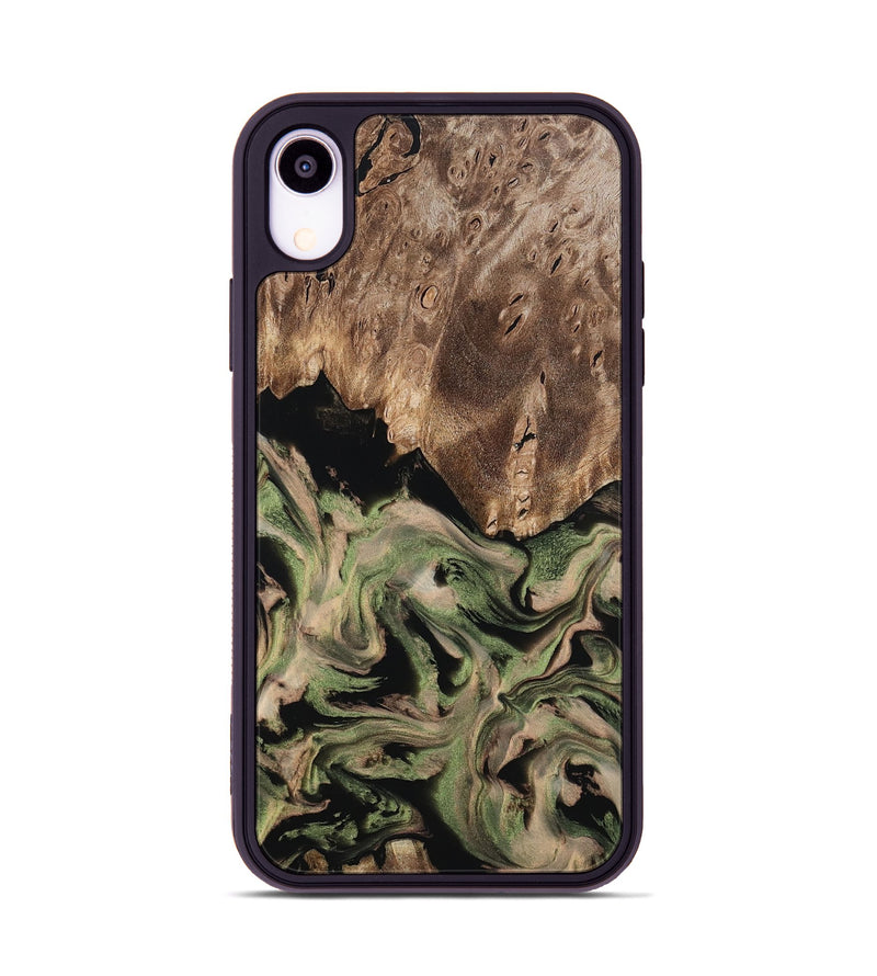 iPhone Xr Wood Phone Case - Ora (Green, 802372)