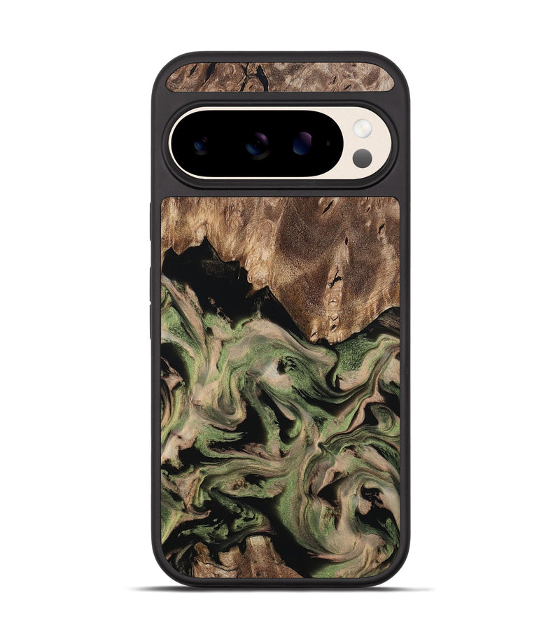 Pixel 10 Wood Phone Case - Ora (Green, 802372)