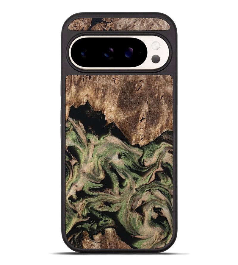 Pixel 10 Pro XL Wood Phone Case - Ora (Green, 802372)