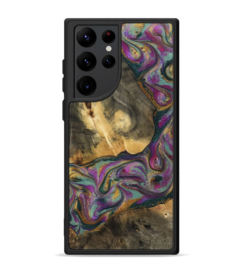 Galaxy S22 Ultra Wood Phone Case - Joesph (Green, 802374)