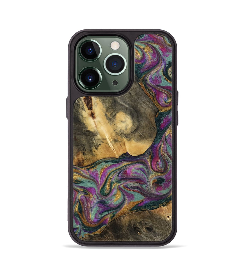 iPhone 13 Pro Wood Phone Case - Joesph (Green, 802374)