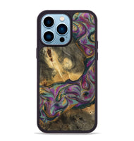 iPhone 14 Pro Max Wood Phone Case - Joesph (Green, 802374)