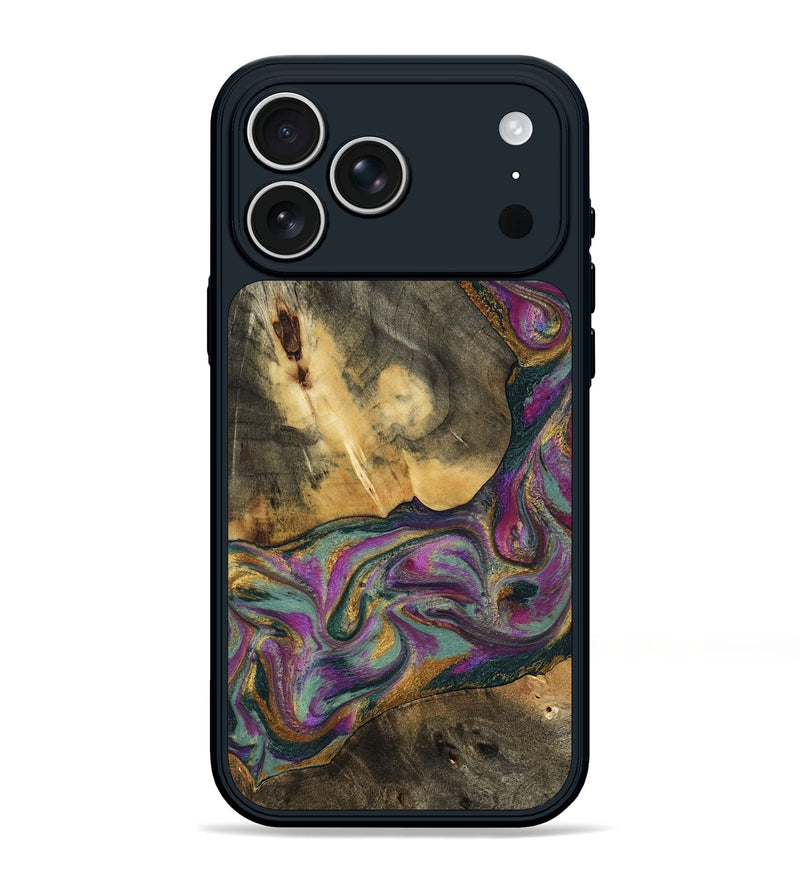 iPhone 17 Pro Max Wood Phone Case - Joesph (Green, 802374)