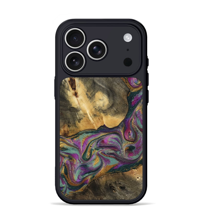 iPhone 17 Pro Wood Phone Case - Joesph (Green, 802374)