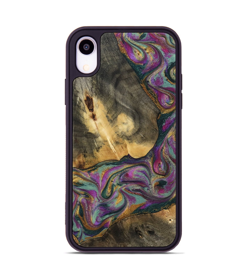 iPhone Xr Wood Phone Case - Joesph (Green, 802374)
