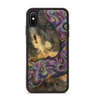 iPhone Xs Max Wood Phone Case - Joesph (Green, 802374)