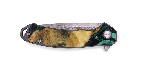EDC Wood Pocket Knife - Gavyn (Green, 802375)