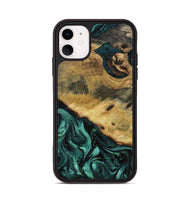 iPhone 11 Wood Phone Case - Gavyn (Green, 802375)