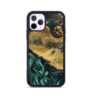 iPhone 11 Pro Wood Phone Case - Gavyn (Green, 802375)