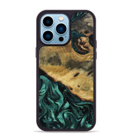 iPhone 14 Pro Max Wood Phone Case - Gavyn (Green, 802375)