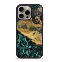 iPhone 15 Pro Max Wood Phone Case - Gavyn (Green, 802375)