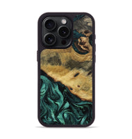 iPhone 15 Pro Wood Phone Case - Gavyn (Green, 802375)