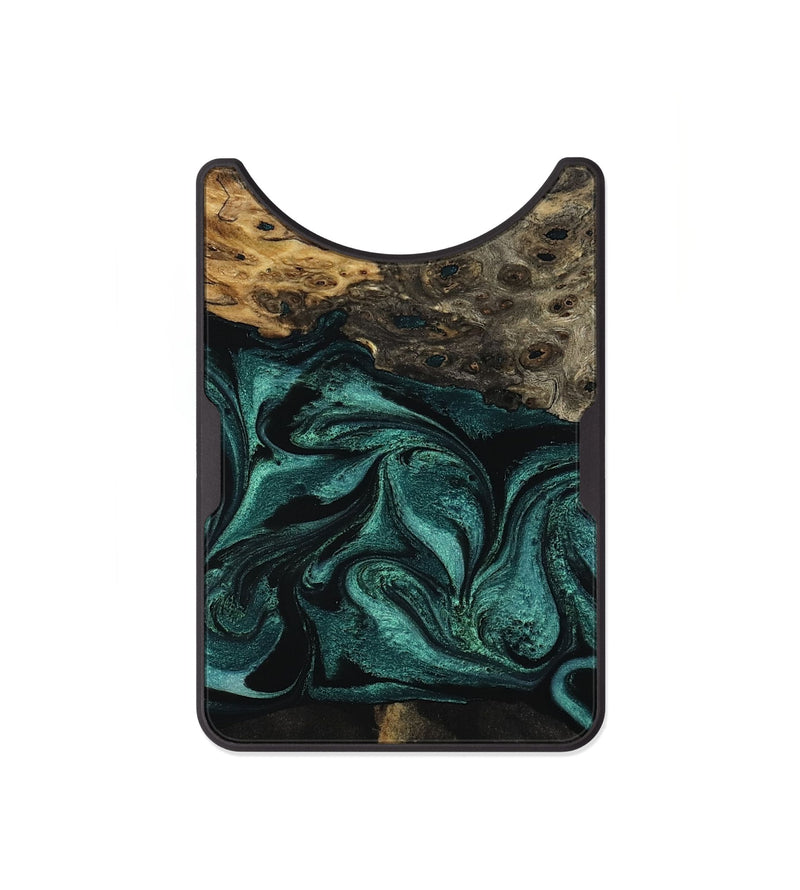 Alloy Wood Wallet - Jalisa (Green, 802376)