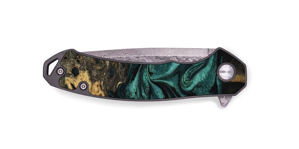 EDC Wood Pocket Knife - Jalisa (Green, 802376)