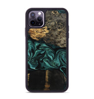 iPhone 11 Pro Max Wood Phone Case - Jalisa (Green, 802376)