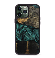 iPhone 13 Pro Max Wood Phone Case - Jalisa (Green, 802376)