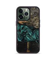 iPhone 13 Pro Wood Phone Case - Jalisa (Green, 802376)