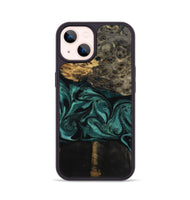 iPhone 14 Wood Phone Case - Jalisa (Green, 802376)