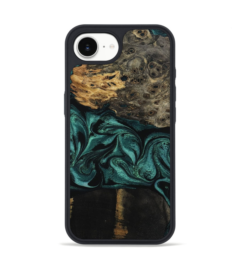 iPhone 16e Wood Phone Case - Jalisa (Green, 802376)