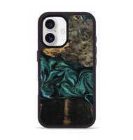 iPhone 17 Wood Phone Case - Jalisa (Green, 802376)