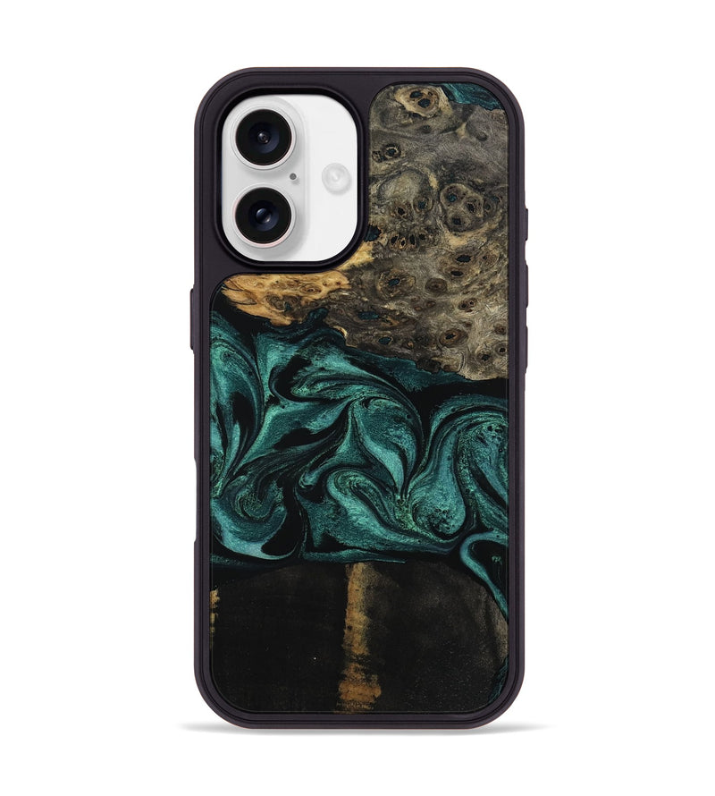 iPhone 17 Wood Phone Case - Jalisa (Green, 802376)