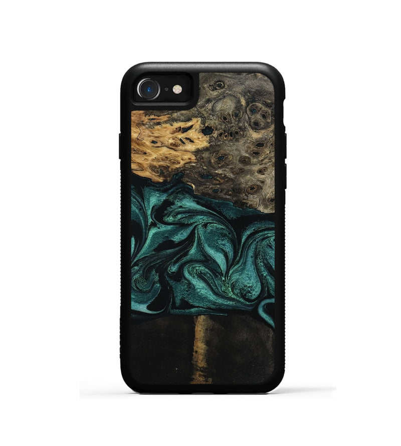 iPhone SE Wood Phone Case - Jalisa (Green, 802376)