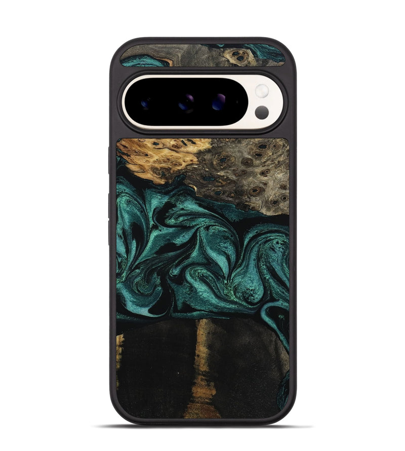 Pixel 9 Pro Wood Phone Case - Jalisa (Green, 802376)