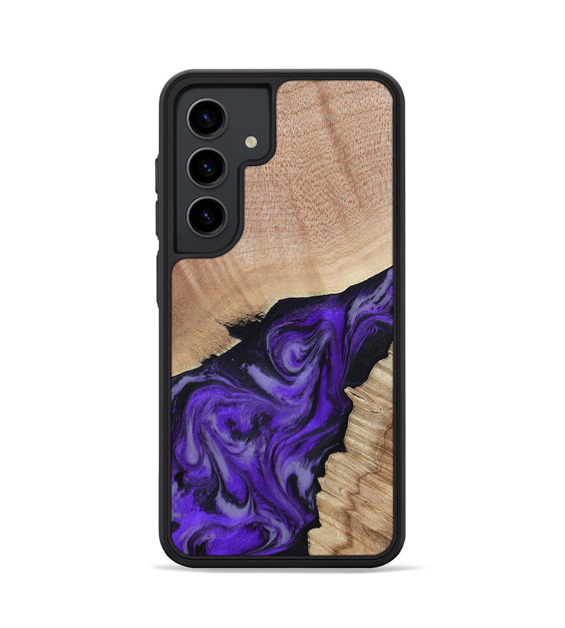 Galaxy S24 Wood Phone Case - Alyce (Purple, 802377)