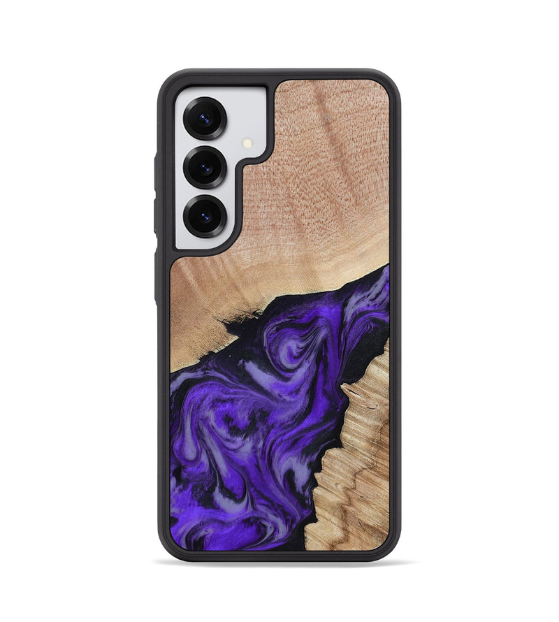 Galaxy S25 Wood Phone Case - Alyce (Purple, 802377)