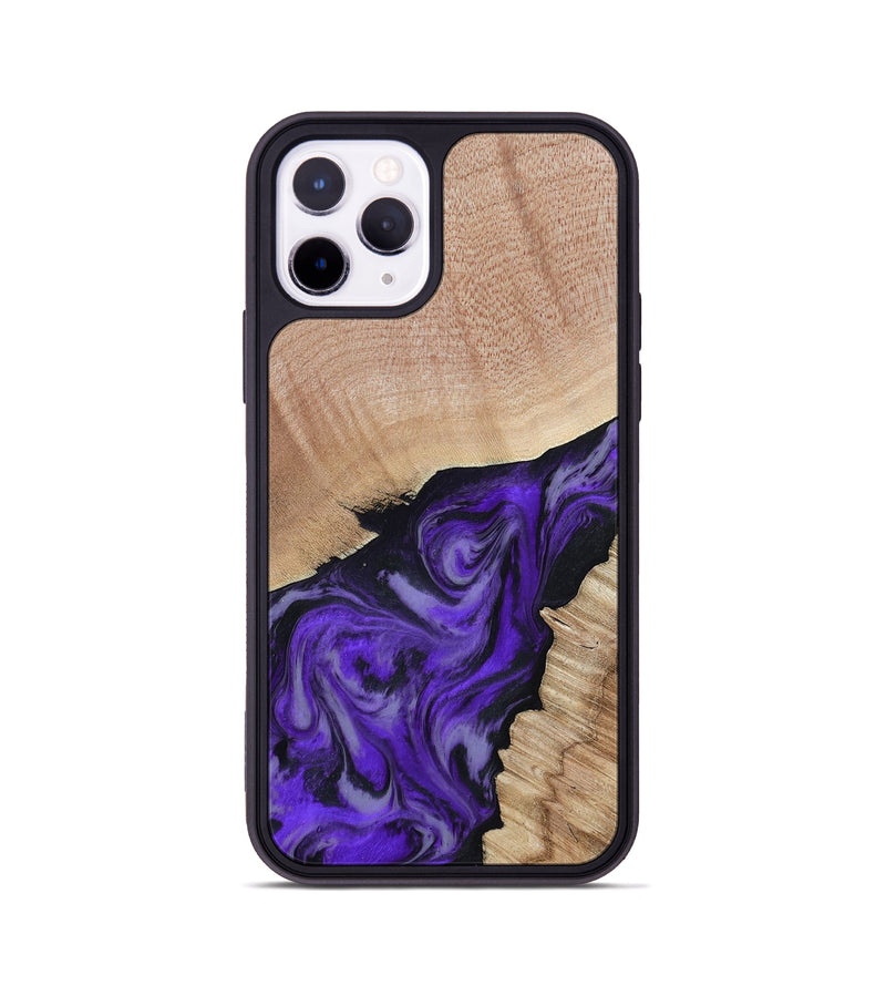 iPhone 11 Pro Wood Phone Case - Alyce (Purple, 802377)