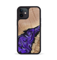 iPhone 12 Wood Phone Case - Alyce (Purple, 802377)