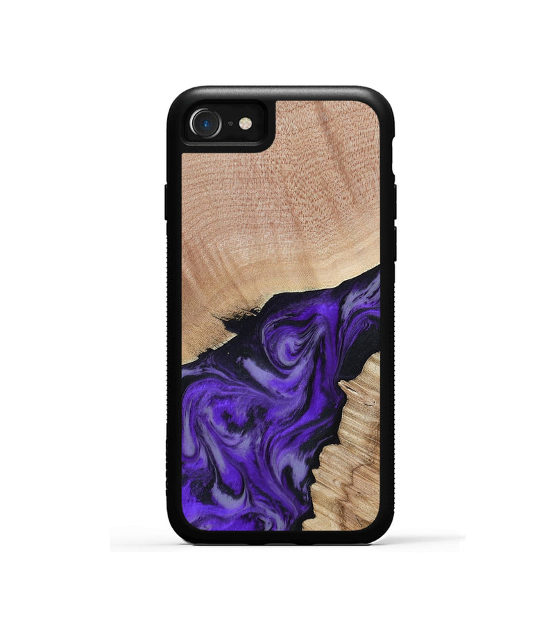 iPhone SE Wood Phone Case - Alyce (Purple, 802377)