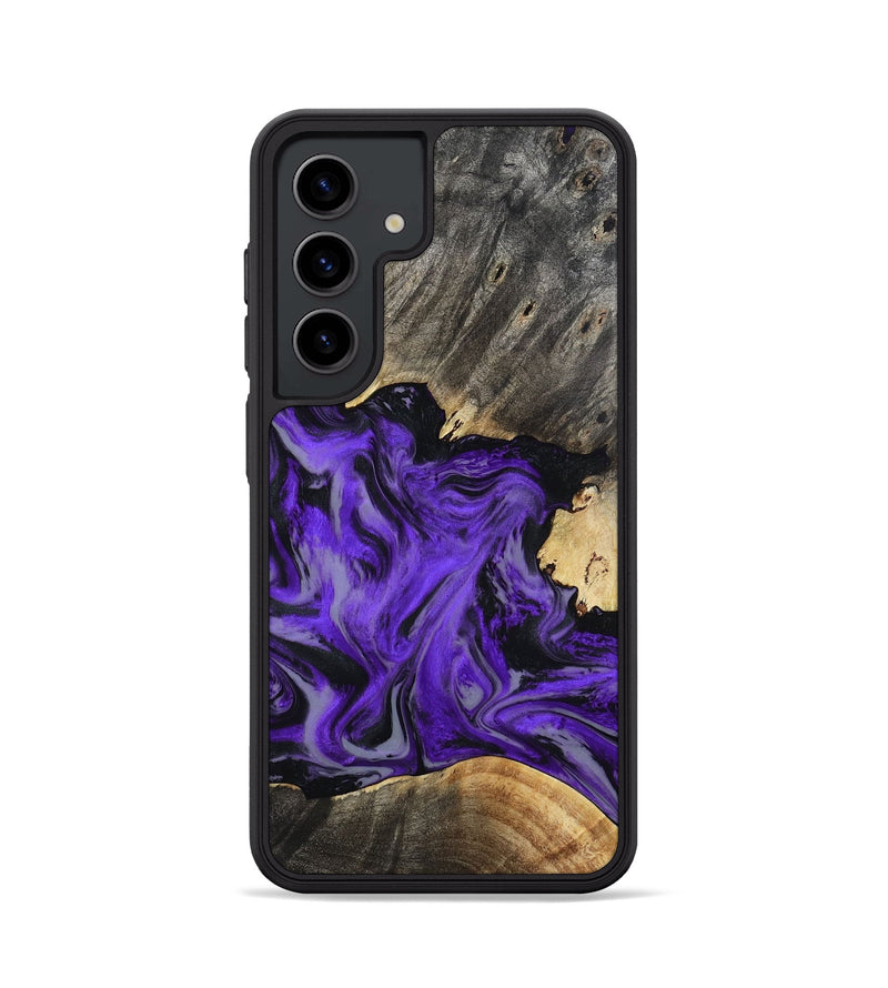Galaxy S24 Wood Phone Case - Jaron (Purple, 802378)